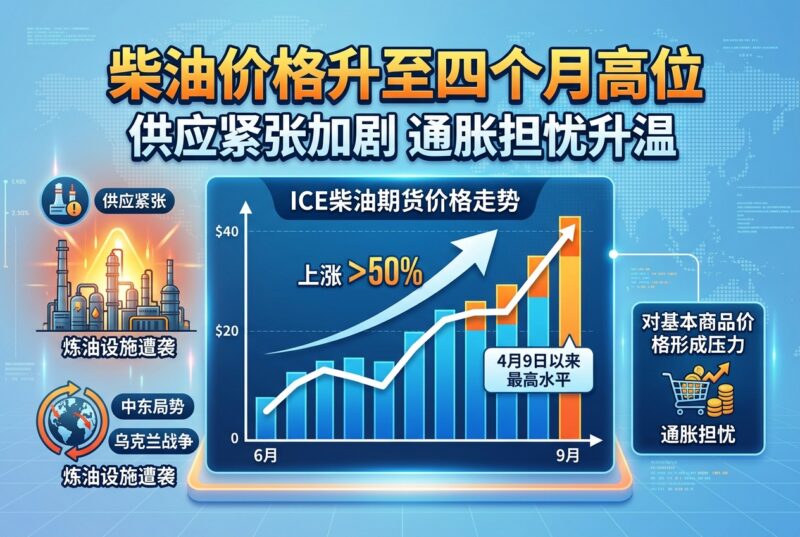 柴油价格升至四个月高位,供应紧张加剧-指挥使社区 - 真实线索、热点议题与深度观察