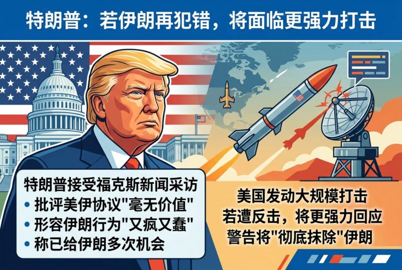 特朗普:若伊朗再犯错,将面临更强力打击-指挥使社区 - 真实线索、热点议题与深度观察