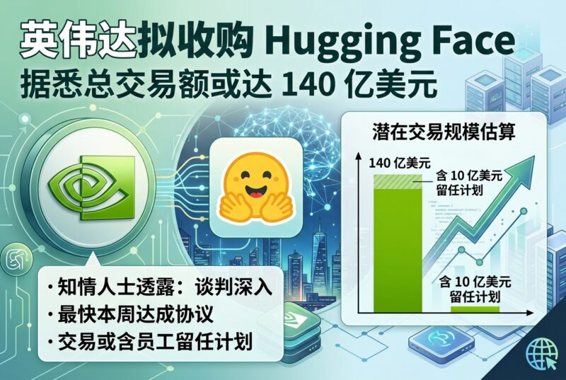 英伟达据悉本周或敲定收购 Hugging Face-指挥使社区 - 真实线索、热点议题与深度观察