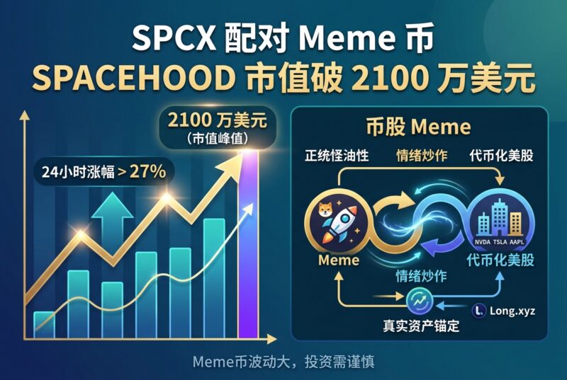 SPCX 配对 Meme 币 SPACEHOOD 市值一度突破 2100 万美元-指挥使社区 - 真实线索、热点议题与深度观察