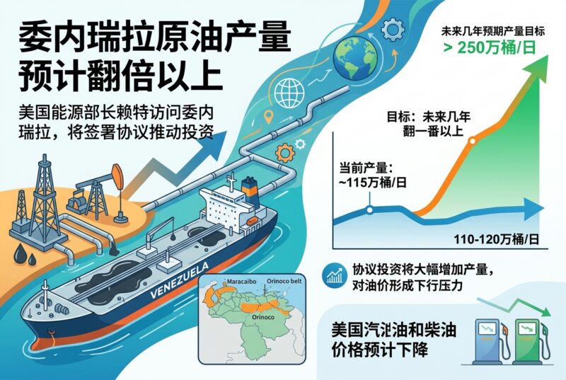 美国能源部长：未来几年委内瑞拉原油产量将翻一番以上-指挥使社区 - 真实线索、热点议题与深度观察