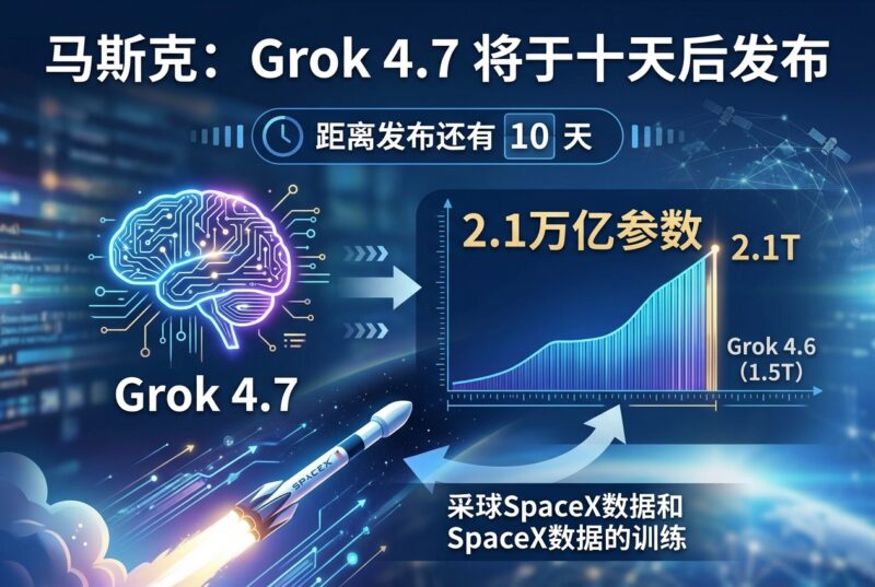 马斯克：Grok 4.7 将于十天后发布-指挥使社区 - 真实线索、热点议题与深度观察