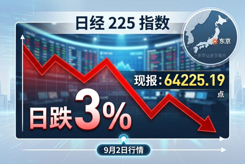 日经 225 指数日内大跌 3%-指挥使社区 - 真实线索、热点议题与深度观察