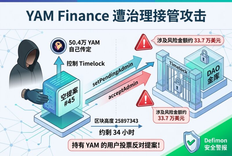 YAM Finance 遭治理接管攻击，攻击者提交空提案图谋控制 Timelock-指挥使社区 - 真实线索、热点议题与深度观察