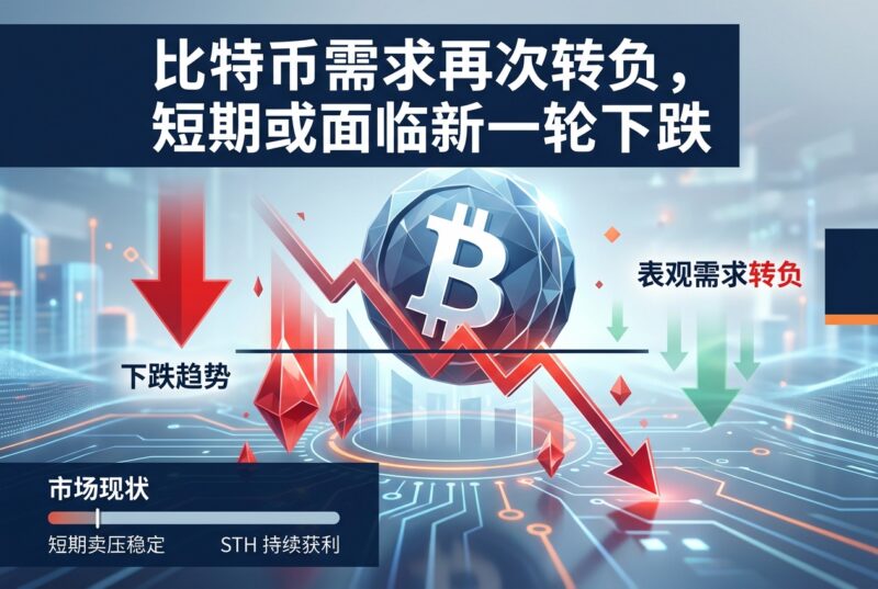 比特币需求再次转负,短期或面临新一轮下跌-指挥使社区 - 真实线索、热点议题与深度观察