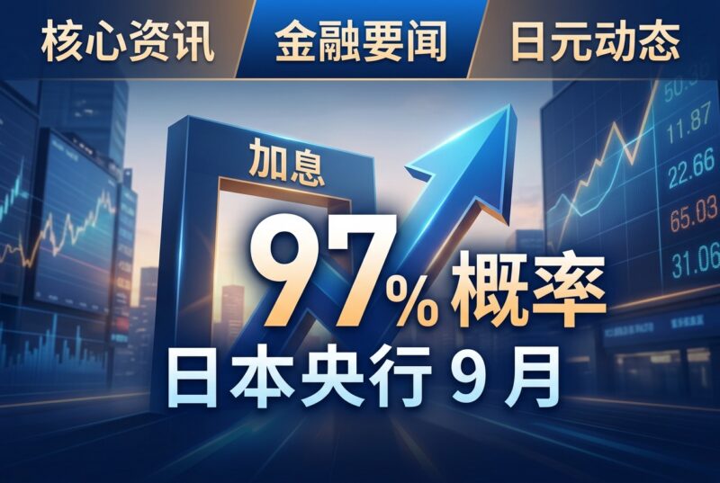 日本央行 9 月加息概率升至 97%-指挥使社区 - 真实线索、热点议题与深度观察