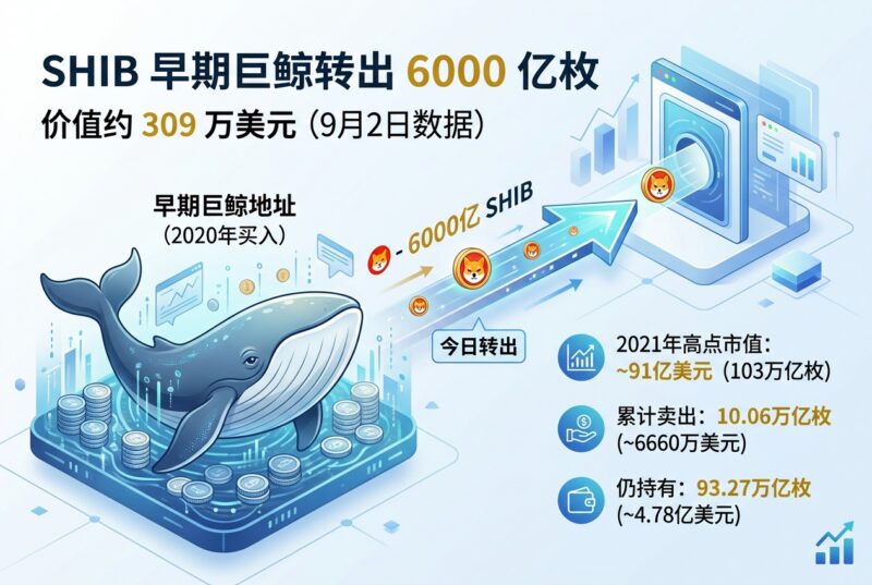 某 SHIB 早期巨鲸转出 6000 亿枚 SHIB-指挥使社区 - 真实线索、热点议题与深度观察