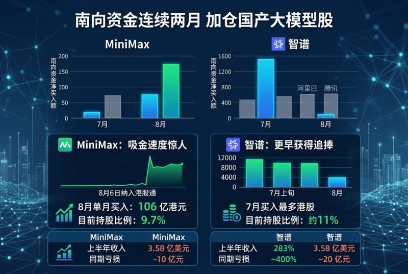 南向资金连续两个月集中买入国产大模型股-指挥使社区 - 真实线索、热点议题与深度观察