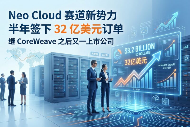 继 CoreWeave 之后，Neo Cloud 赛道又出现一家半年签下 32 亿美元订单的上市公司-指挥使社区 - 真实线索、热点议题与深度观察