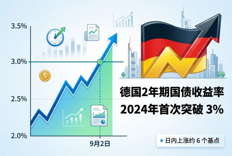 德国 2 年期国债收益率突破 3%-指挥使社区 - 真实线索、热点议题与深度观察
