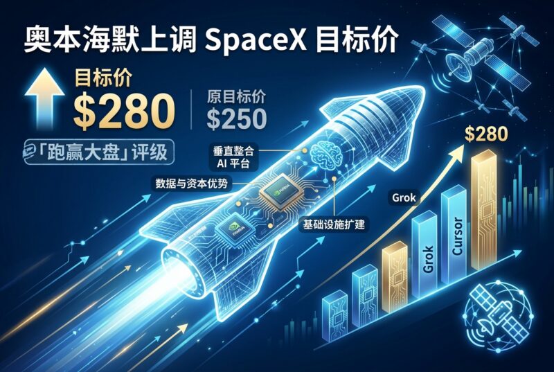 奥本海默上调 SpaceX 目标价至 280 美元-指挥使社区 - 真实线索、热点议题与深度观察