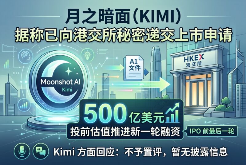 月之暗面(Kimi)据称已向港交所秘密递交上市申请-指挥使社区 - 真实线索、热点议题与深度观察