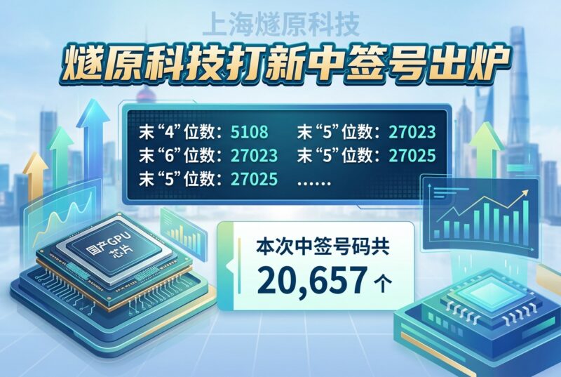 燧原科技打新中签号出炉-指挥使社区 - 真实线索、热点议题与深度观察