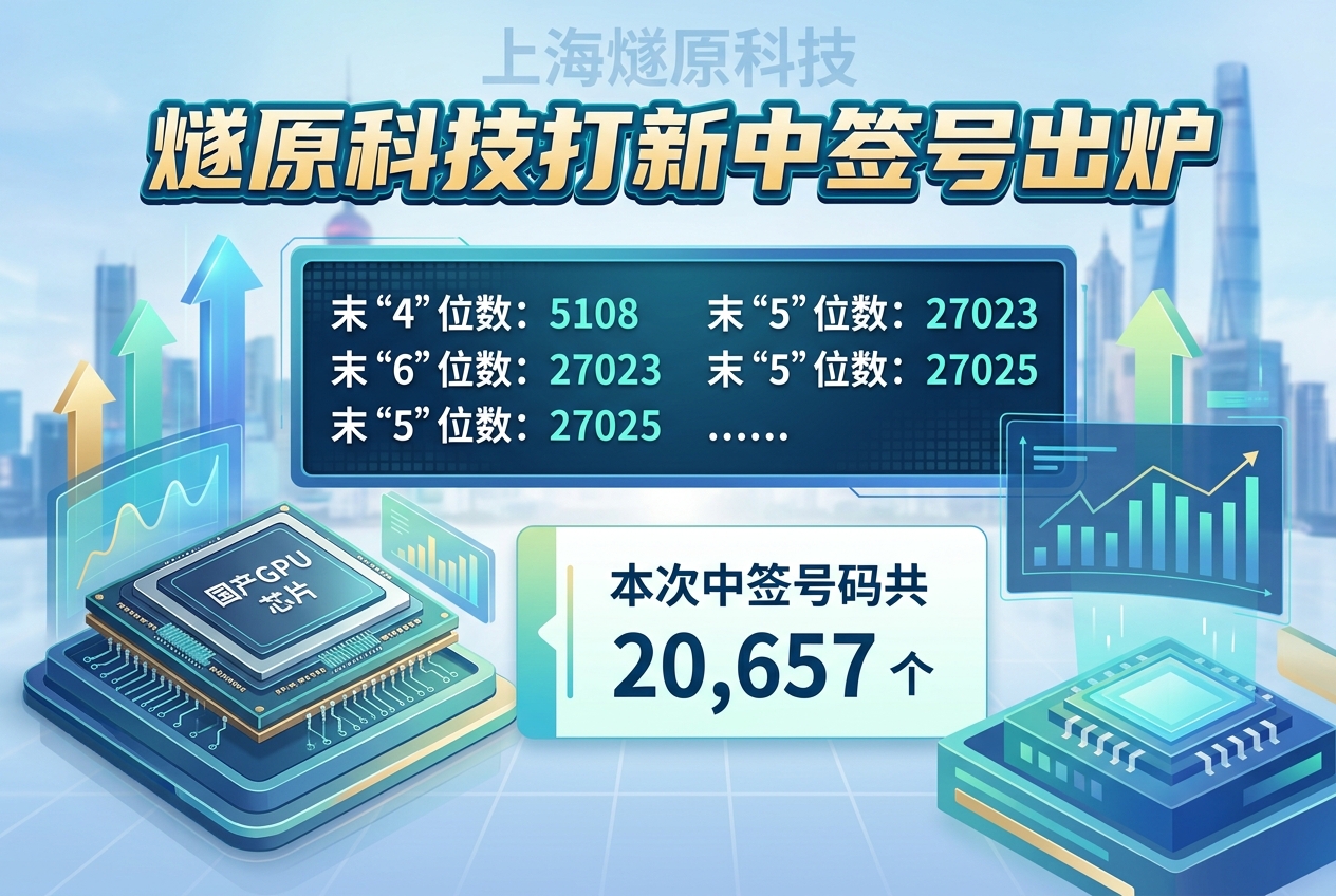 燧原科技打新中签号出炉