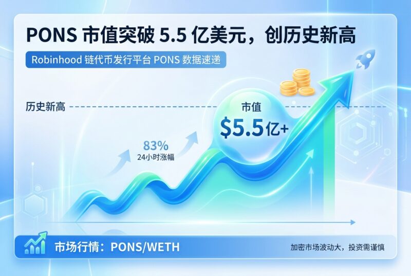 PONS 市值突破 5.5 亿美元,创历史新高-指挥使社区 - 真实线索、热点议题与深度观察