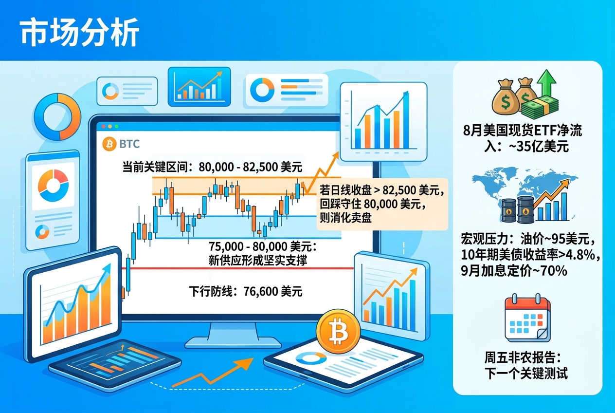 Garrett Jin:BTC站上8.25万美元后,回踩守住8万美元才算消化敏感卖盘