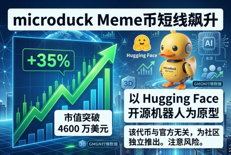 microduck 短线拉升超 35%,市值突破 4600 万美元-指挥使社区 - 真实线索、热点议题与深度观察