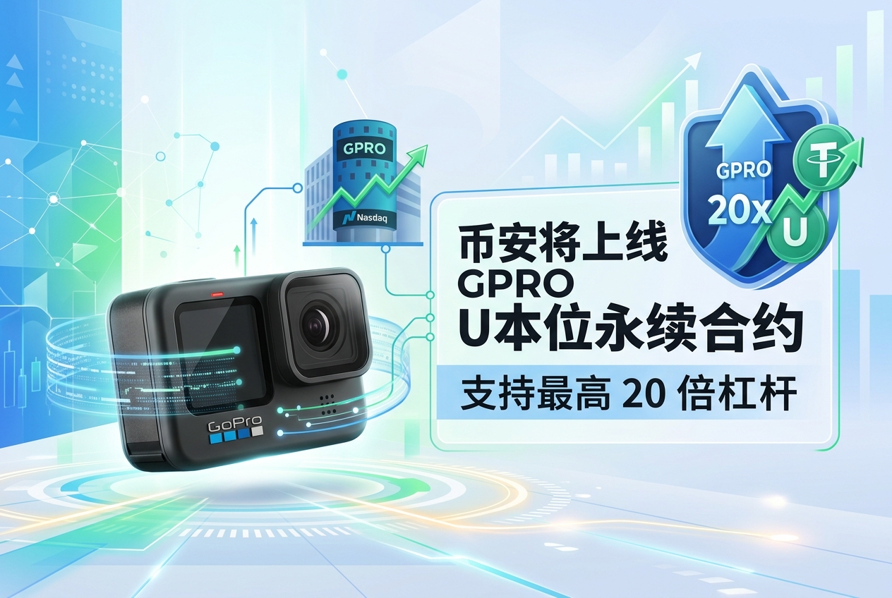 Binance 将上线 GPRO U 本位永续合约