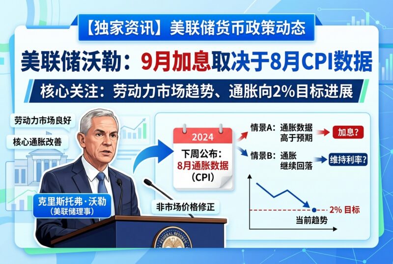美联储沃勒:9月是否加息将高度取决于下周8月CPI-指挥使社区 - 真实线索、热点议题与深度观察