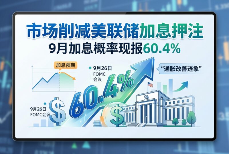 市场削减美联储加息押注,9月加息概率现报60.4%-指挥使社区 - 真实线索、热点议题与深度观察