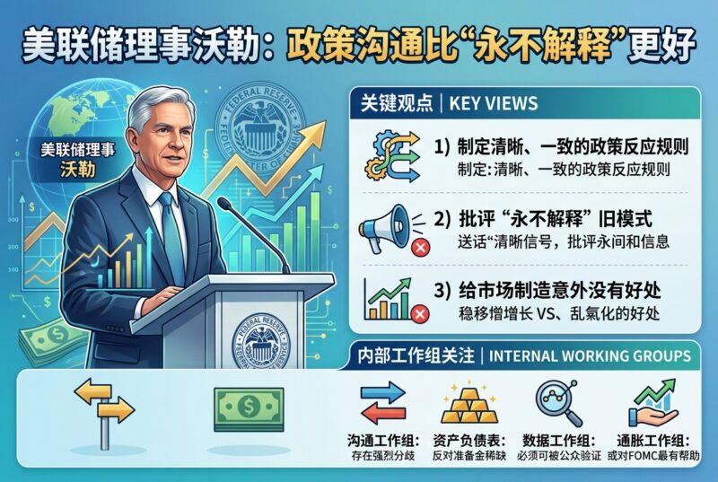 美联储理事沃勒:透明沟通比“永不解释”更好-指挥使社区 - 真实线索、热点议题与深度观察