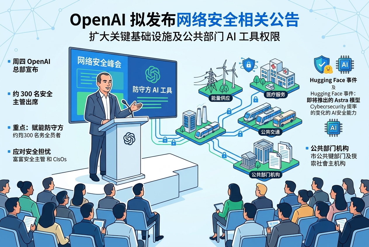 OpenAI 拟发布网络安全相关公告