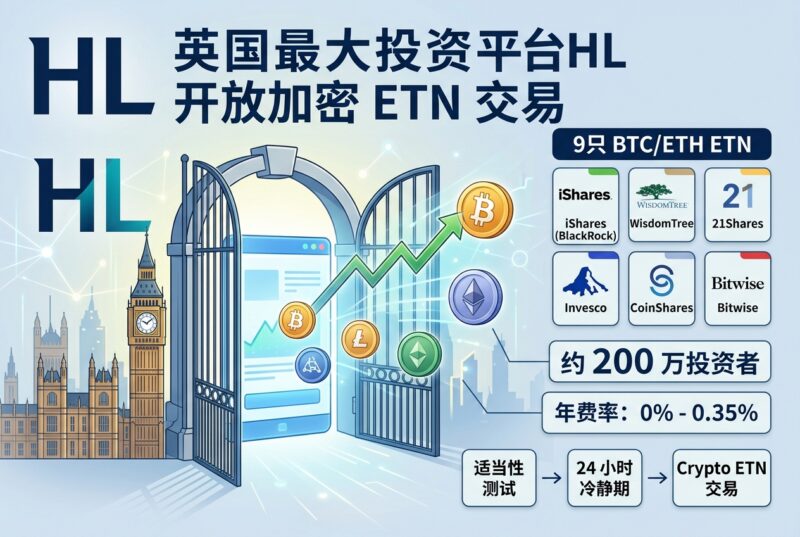 英国最大投资平台 HL 开放加密 ETN 交易-指挥使社区 - 真实线索、热点议题与深度观察