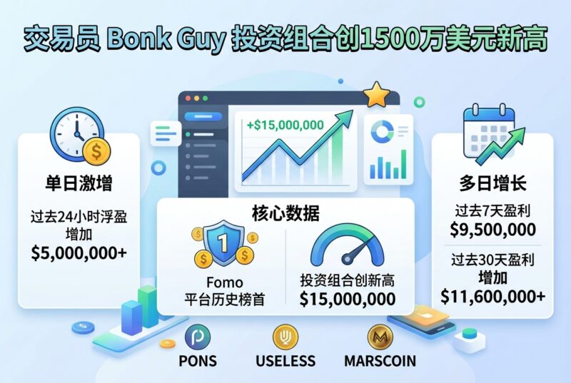 Bonk Guy:过去24小时浮盈增加500万美元,投资组合创1500万美元新高-指挥使社区 - 真实线索、热点议题与深度观察