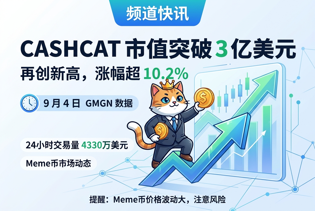 CASHCAT 市值突破 3 亿美元，再创新高