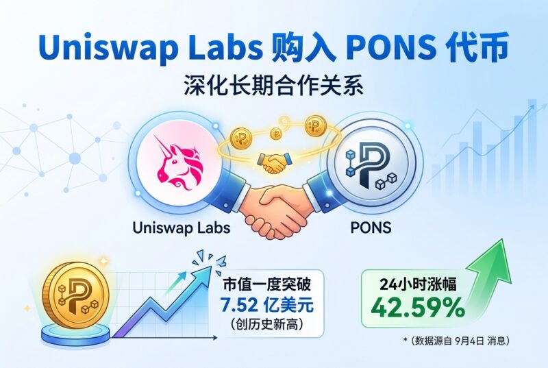 Uniswap Labs 购入 PONS 代币,深化与 Pons 长期合作-指挥使社区 - 真实线索、热点议题与深度观察