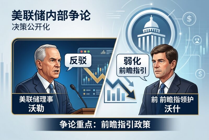 美联储“内部争论”公开化：沃勒反驳沃什弱化前瞻指引-指挥使社区 - 真实线索、热点议题与深度观察