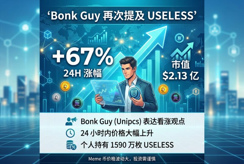 Bonk Guy 再次提及 USELESS,代币 24 小时涨幅达 67%-指挥使社区 - 真实线索、热点议题与深度观察