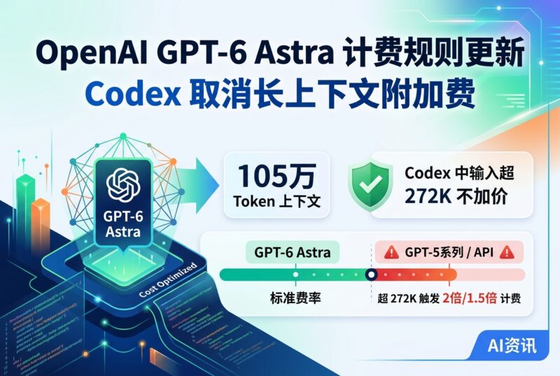 GPT-6 Astra 取消 Codex 长上下文附加费-指挥使社区 - 真实线索、热点议题与深度观察