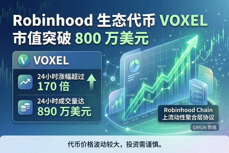 Robinhood 生态代币 VOXEL 市值突破 800 万美元-指挥使社区 - 真实线索、热点议题与深度观察