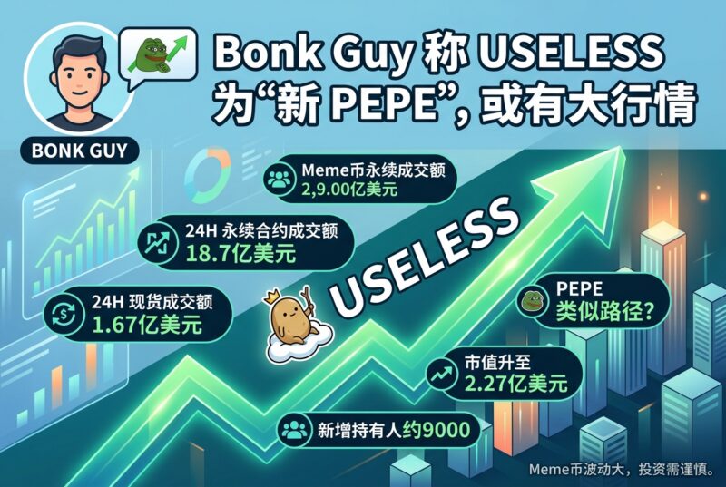 Bonk Guy 将 USELESS 比作上一轮 PEPE:称其后续或走出大市值行情-指挥使社区 - 真实线索、热点议题与深度观察