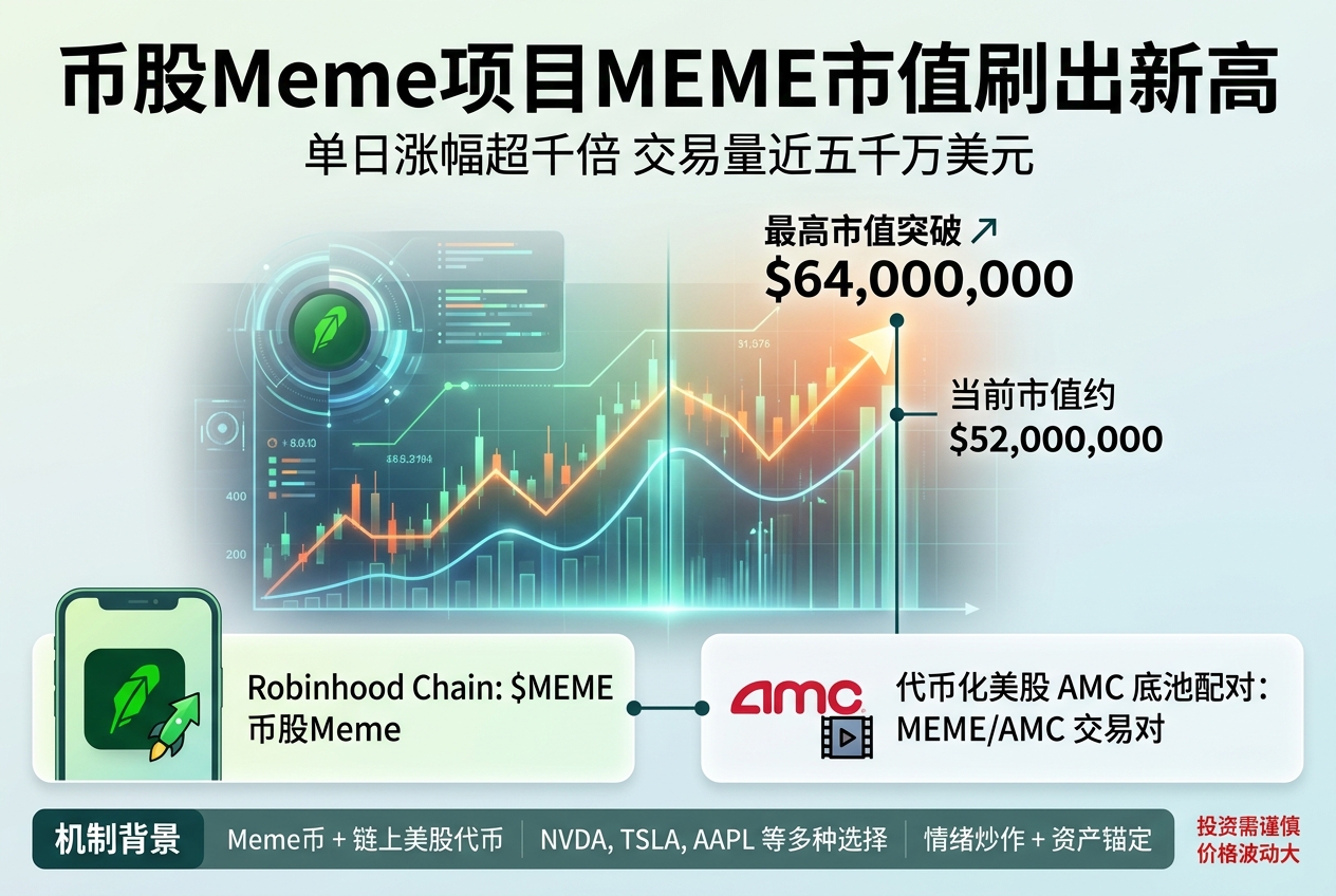 币股 Meme 项目 MEME 市值刷新高点
