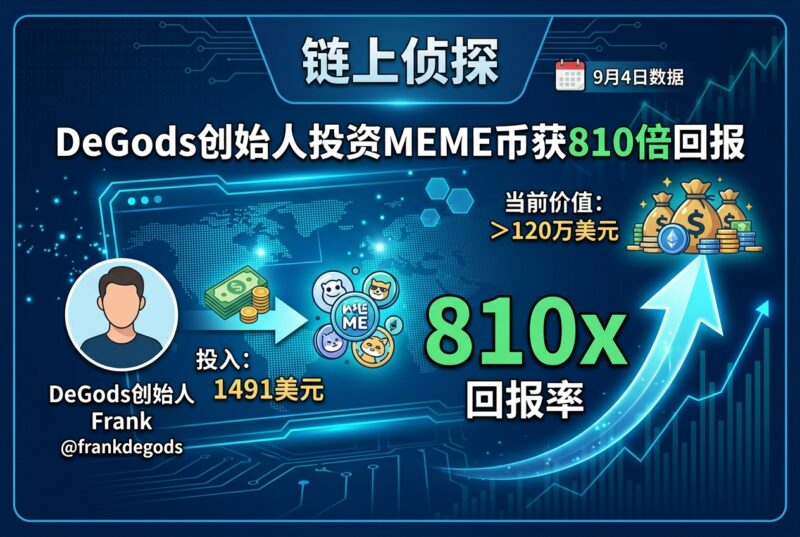 链上侦探|DeGods 创始人买入 MEME,回报达 810 倍-指挥使社区 - 真实线索、热点议题与深度观察