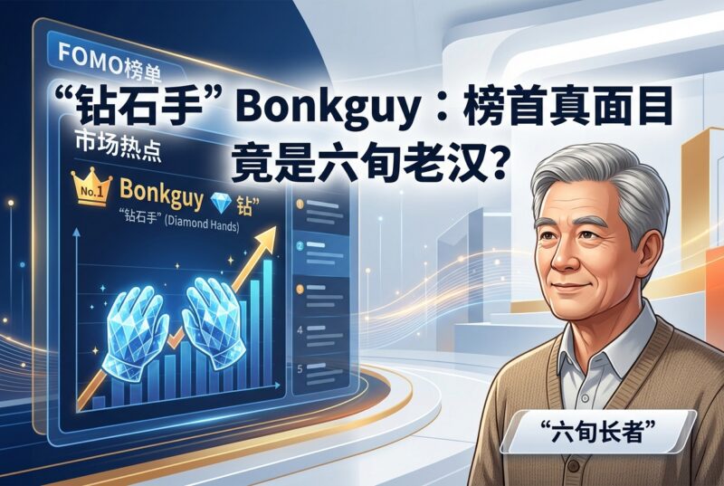 登顶 FOMO 榜首的“钻石手”Bonkguy,真人竟是六旬老汉?-指挥使社区 - 真实线索、热点议题与深度观察