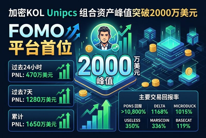 Unipcs称其组合资产峰值达2000万美元-指挥使社区 - 真实线索、热点议题与深度观察