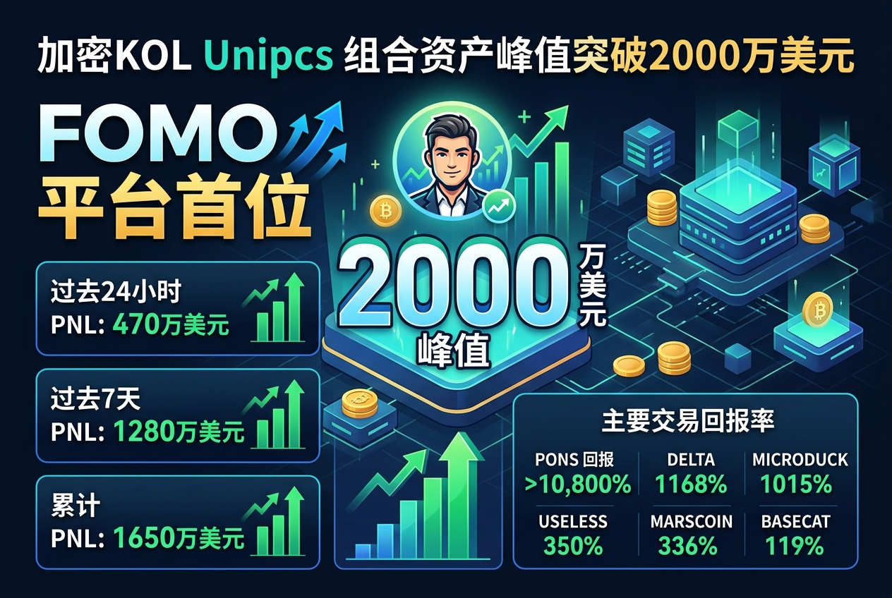 Unipcs称其组合资产峰值达2000万美元
