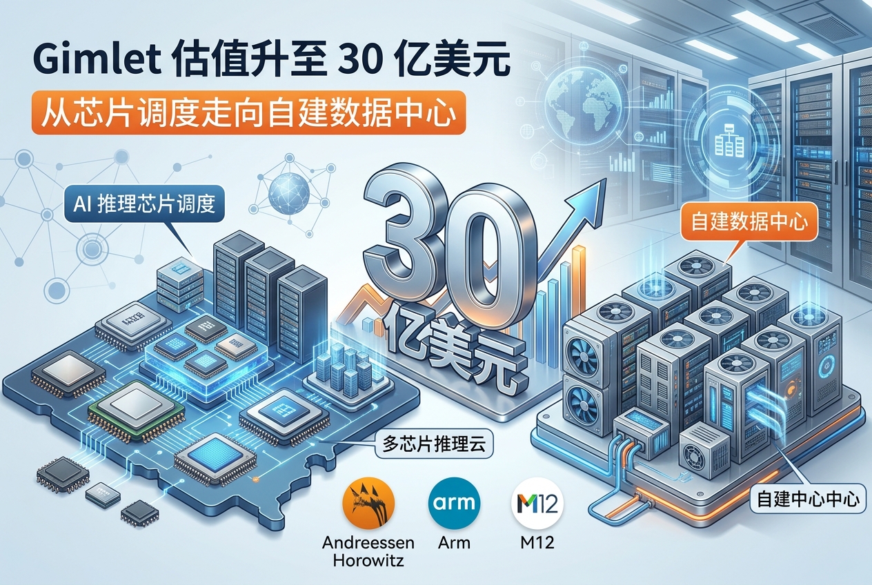 Gimlet 估值升至 30 亿美元：从芯片调度走向自建数据中心