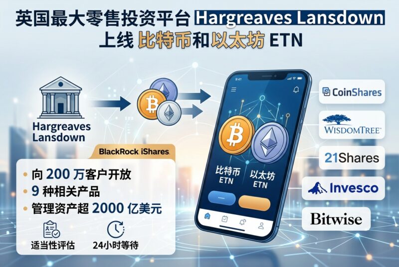 英国最大散户投资平台 Hargreaves Lansdown 上线比特币和以太坊 ETN 产品-指挥使社区 - 真实线索、热点议题与深度观察