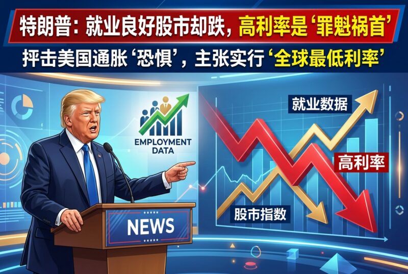 特朗普:就业数据良好,股市却下跌,高利率是罪魁祸首-指挥使社区 - 真实线索、热点议题与深度观察