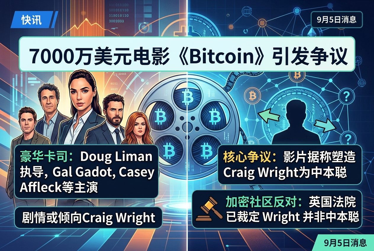 7000万美元电影《Bitcoin》进入后期制作,剧情引发争议