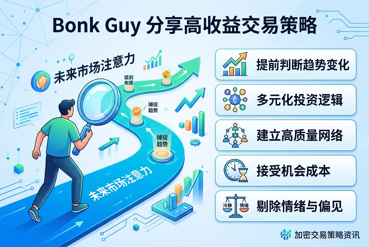 Bonk Guy 分享高收益交易策略:提前捕捉趋势变化,避免情绪和偏见