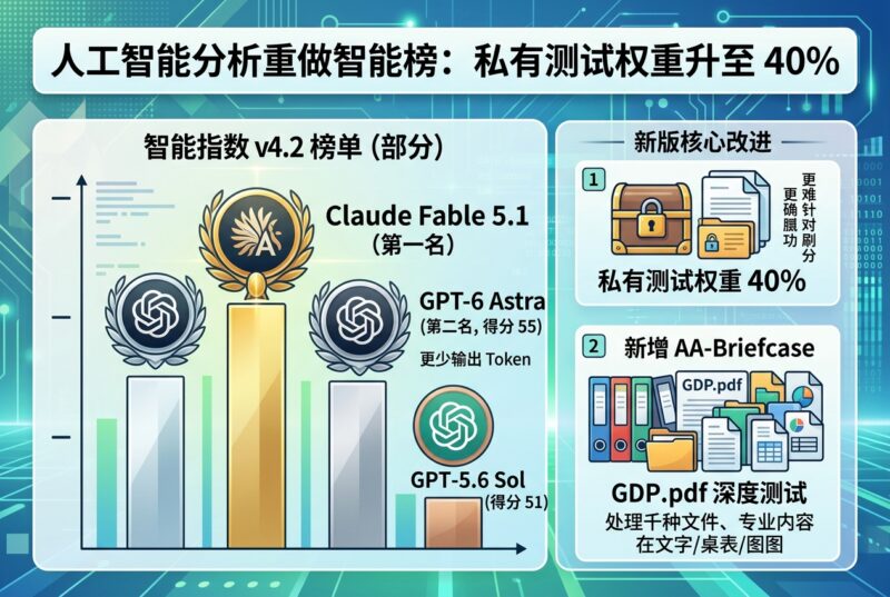 Artificial Analysis 重做智能榜:私有测试权重升至 40%-指挥使社区 - 真实线索、热点议题与深度观察