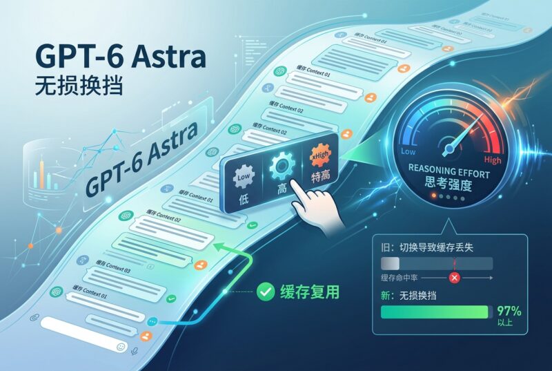 GPT-6 Astra 支持无损换挡:长对话切换思考强度不再影响缓存-指挥使社区 - 真实线索、热点议题与深度观察