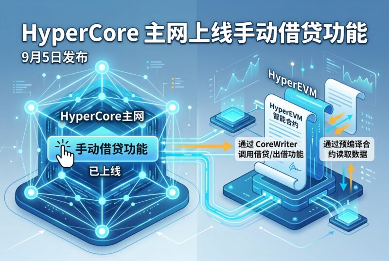 HyperCore 主网上线手动借贷功能-指挥使社区 - 真实线索、热点议题与深度观察