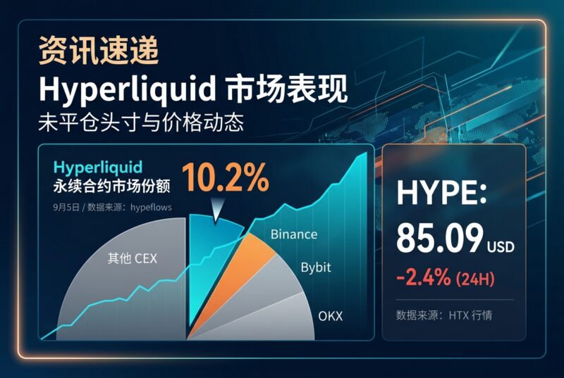 Hyperliquid 永续合约未平仓头寸市场份额升至 10.2%-指挥使社区 - 真实线索、热点议题与深度观察