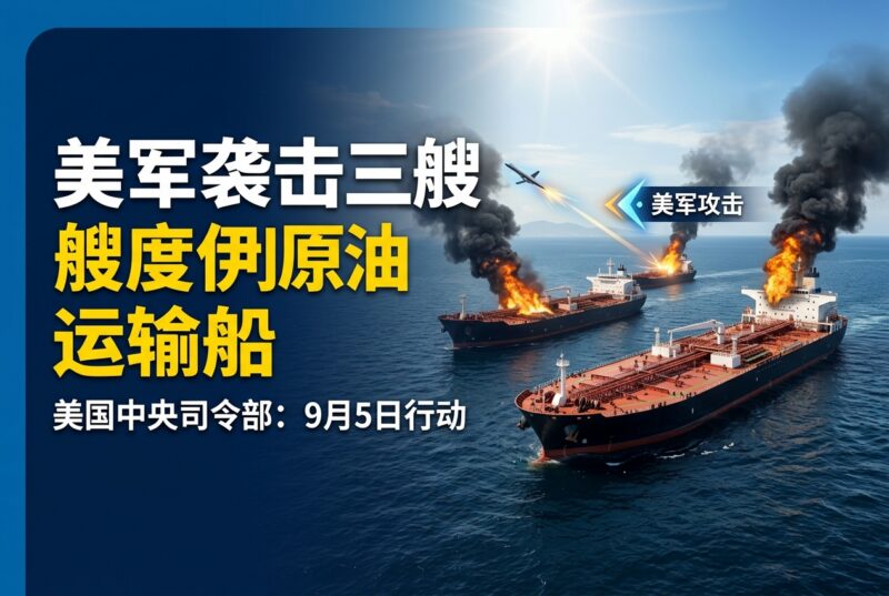 美国中央司令部：美军袭击三艘伊朗原油运输船-指挥使社区 - 真实线索、热点议题与深度观察